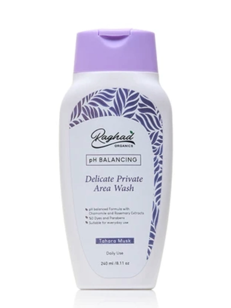 Raghad Organics Delicate Private Area Wash Tahara Musk 240ML