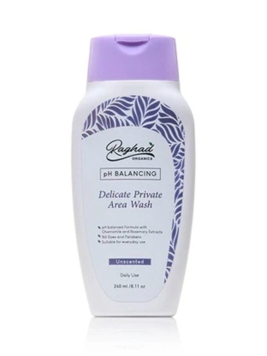 Raghad Organics Delicate Private Area Wash Damascus Rose 240ML