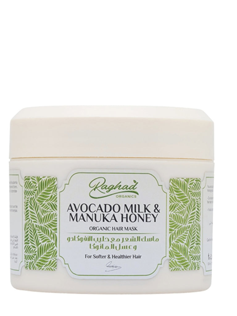 Raghad Organics Avocado Milk & Manuka Honey Mask 500Ml