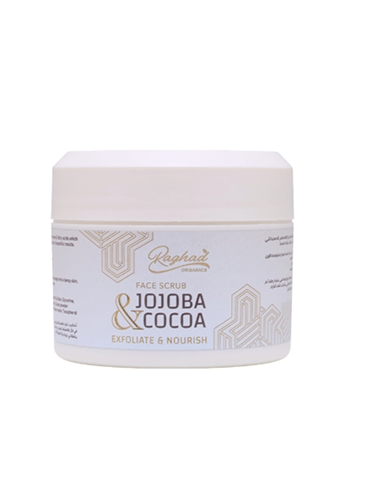 Raghad Organics Jojoba & Cocoa Face Scrub 250ML