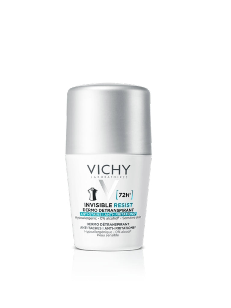 Vichy 72-Hour Invisible Resist Anti-perspirant Sensitive Skin For Roll On 50ml Women