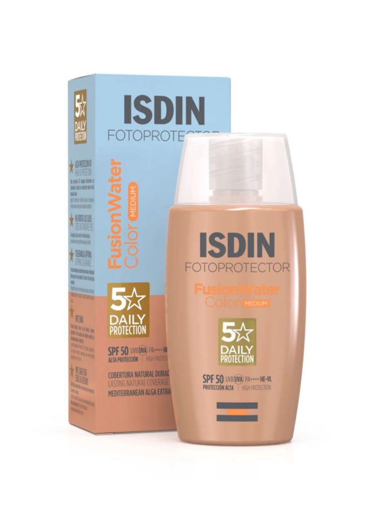 ISDIN fotoprotector fusion water SPF50 medium 50ml