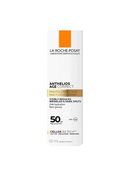 LRP Anthelios Age Correct Photocorrection Daily Cream SPF50 50ml Invisible