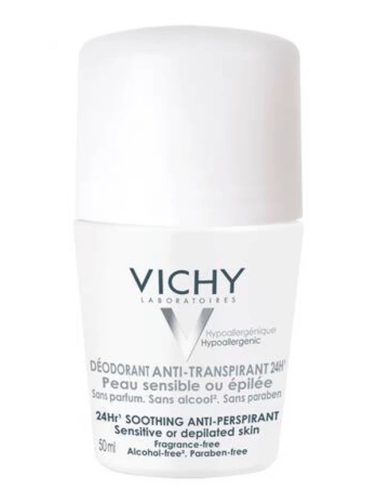 Vichy 48-Hour Soothing Anti Perspirant Roll On 50ml Unisex
